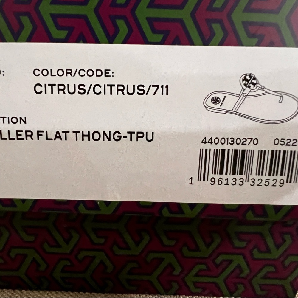 Tory Burch flat thong slides